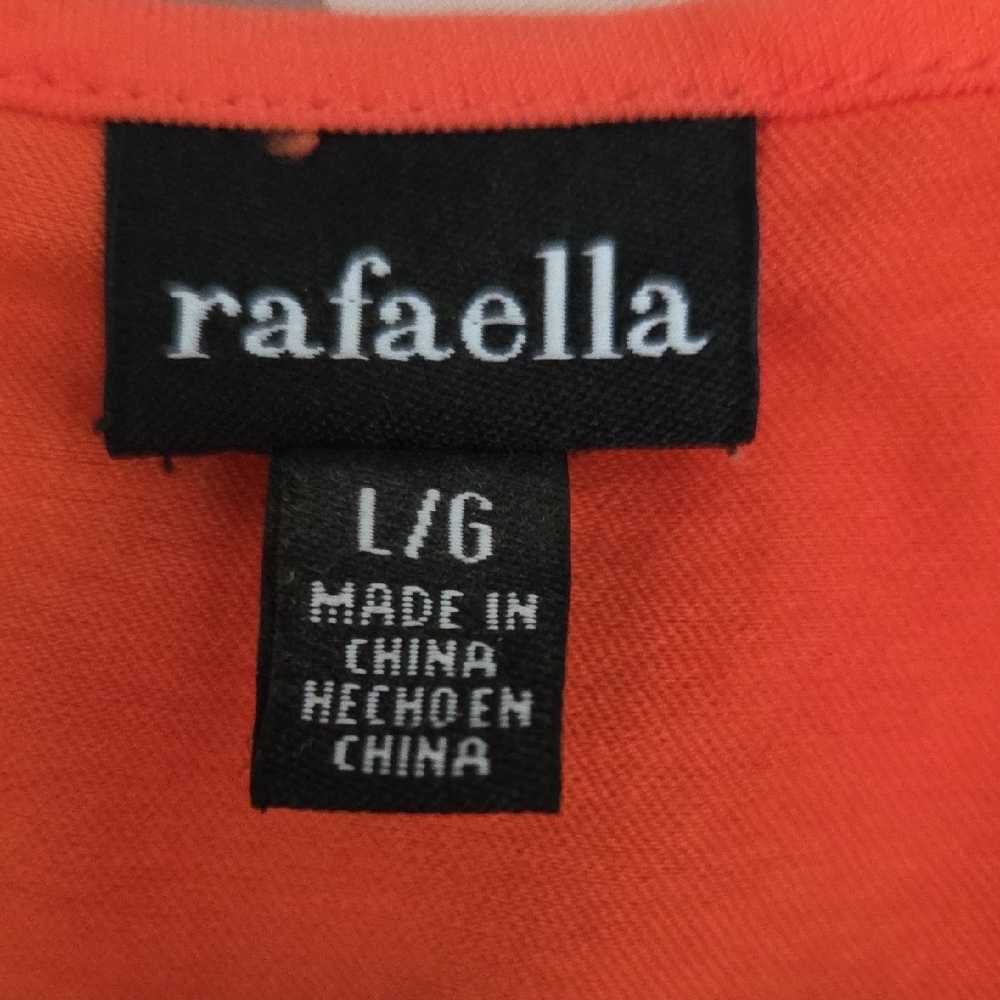 Rafaella Orange and Pink Layered Tank Top - Picture 2 of 4